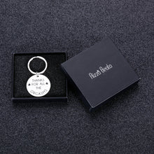 Load image into Gallery viewer, Valentines Day Keychain for Husband Boyfriend Funny Couple Gifts Birthday Wedding Xmas Gift for Fiance Hubby Lover from Wife Girlfriend Naughty Gift for Men Him Thanks for All The Org Gag Keyring