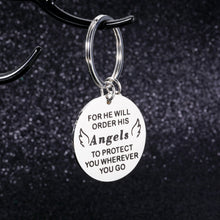 Load image into Gallery viewer, Bible Verse Keychain Christmas Christian Gifts for Women Men Inspirational Religious Faith Easter Prayer Baptism Key Chain for Godson Goddaughter Birthday Thanksgiving Present for Him Her