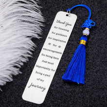 Load image into Gallery viewer, Thank You Gift Bookmark for Women Men Boss Lady Teacher Boss Day Christmas Gift for Leader Mentor Friend Coworker Appreciation Birthday Retirement Goodbye Leaving Away Gift for Supervisor Manager