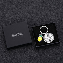 Load image into Gallery viewer, Inspirational Pineapple Keychain for Women Men Birthday Graduation Stand Tall Wear A Crown Be Sweet Motivational present for Daughter Teen Girls Graduates Jewelry Pineapple Stocking Stuffer Charm