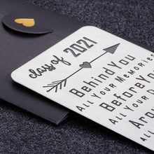 Load image into Gallery viewer, Graduation Gifts Wallet Card Insert for Him Her 2021 Seniors, Inspirational Master Nurses Students Graduates Daughter Son Gift 2021 Medical High College School Graduation Wallet Card for Women Men