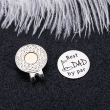 Load image into Gallery viewer, Dad Gifts from Son Daughter Stocking Stuffers for Him Men Christmas Birthday Fathers Day Golf Ball Marker for Father Daddy Valentine Wedding Gifts for Papa New Dad from Girls Boys Magnetic Hat Clip
