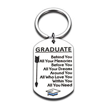 Load image into Gallery viewer, 2023 Graduation Gift for Him Her Inspirational Keychain High School Graduation Gift for Girls Boys Students Kid Birthday Christmas Farewell Gifts for Daughter Son Nurse Friends Women Men
