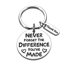 Load image into Gallery viewer, Coworker Leaving Away Thank You Gift Employee Appreciation Retirement Gift for Women Men Birthday Christmas Farewell Gifts Keychain for Teachers Friends Boss Coach Colleague Inspirational Goodbye