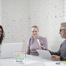 Load image into Gallery viewer, Coworker Thank You Gift for Women Men Acrylic Office Desk Decor Gift for Colleagues from Boss Leader Birthday Christmas Leaving Going Away Employee Appreciation Gift for Coworker Paperweight Keepsake