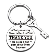 Load image into Gallery viewer, Thank You Office Gifts for Coworker Colleagues Women Men Birthday Boss Day Christmas Employee Appreciation Gift Keychain for Leader Mentor Team Members Staff Friend Retirement Goodbye Leaving Away
