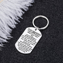 Load image into Gallery viewer, Inspirational Grandson Gift Keychain Birthday Graduation Christmas Gifts from Grandpa Grandma Grandparents I Want You to Believe Deep in Your Heart Stocking Stuffer for Boys Teenage Kids
