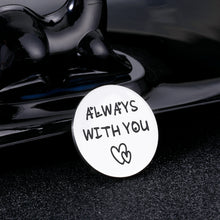 Load image into Gallery viewer, Double-Sided Pocket Heart Gifts for Him Her Boyfriend Gift Idea from Girlfriend I Love You Gifts for Husband Wife Couple Gift for Women Men Long Distance Relationship Keepsake Miss You Gifts