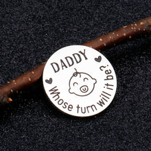 Load image into Gallery viewer, Fun New Parents Decision Coin Gifts for Mom Dad Baby Shower First Time Mommy Daddy to Be Newborn Baby Gift Pregnancy Birthday Fathers Mothers Day Christmas for Women Men Coin Present Double Sided