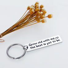 Load image into Gallery viewer, Anniversary Couple Gift Keychain for Husband Wife Valentines Day Birthday Christmas Gift for Girlfriend Boyfriend Fiance Fiancee Wedding Present for Bride Groom Newlywed Stocking Stuffer for Him Her