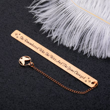 Load image into Gallery viewer, Inspirational Bookmark for Women Girls Friends Christmas Graduation Birthday Divorce Gifts for Daughter Mom Sister Girlfriend Valentine Graduation Stocking Stuffers for Book Lover Boss Lady Female