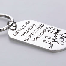 Load image into Gallery viewer, Nurse Appreciation Keychain GIFS for Women Graduation 2021 Birthday Xmas GIF for RN Nurses Nursing School Senior Students Masters Grads Nurse Day Quarantined Gratitude Key Chain for Her