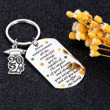 Load image into Gallery viewer, 2021 Graduation Keychain Gifts for Women Men Class of 2021 Students Daughter Son