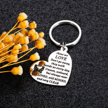 Load image into Gallery viewer, Memorial Sympathy Gifts Keychain for Loss of Dad Mom Son Daughter Bereavement Gift for Husband Wife Friend in Memory of Loss Grandpa Grandma Remembrance Kid Baby Loss Keepsake Jewelry