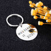 Load image into Gallery viewer, Class of 2021 Graduation Gifts for Him Her, Mastered It 2021 Seniors Students Keychain Graduation Daughter Son from Dad Mom, Nurses Master Students from College High School Gifts for Friends Girls
