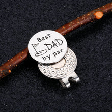 Load image into Gallery viewer, Dad Gifts from Son Daughter Stocking Stuffers for Him Men Christmas Birthday Fathers Day Golf Ball Marker for Father Daddy Valentine Wedding Gifts for Papa New Dad from Girls Boys Magnetic Hat Clip