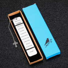 Load image into Gallery viewer, Inspirational Religious Gifts Bookmark for Men Women Faith Christian Gifts Cross Bookmark Bible Verse Easter Birthday 2023 Graduation Christmas for Him Her Baptism Bookmark for Godson Goddaughter