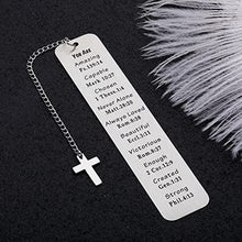 Load image into Gallery viewer, Christian Gifts for Women Men Inspirational Birthday Christmas Religious Bookmark Gift for Girls Daughter Book Lovers Bible Verse Faith Gift for Friends Coworker Graduation for Students Him Her