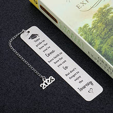 Load image into Gallery viewer, High School Graduation Gifts for Him Her 2023 Graduation Inspirational Bookmark for Students Daughter Son Boys Girls Kid Middle College Graduation Goodbye Gift for Grads Nurse Friends Women Men
