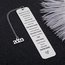 Load image into Gallery viewer, 2023 Inspirational Graduation Bookmark Gifts for Women Men Middle High School Graduation Gifts for Students Daughter Teen Son Boys Girls College Master Class 2023 Grads Gifts for Nurse Friends Him Her