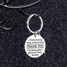 Load image into Gallery viewer, Thank You Office Gifts for Coworker Colleagues Women Men Birthday Boss Day Christmas Employee Appreciation Gift Keychain for Leader Mentor Team Members Staff Friend Retirement Goodbye Leaving Away