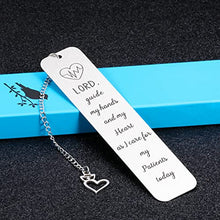 Load image into Gallery viewer, Nurse Bookmark Gift for Nurse Prayer Women Book Lovers Nurse Week Nurse Day Gift for Nurses Nursing School Graduation Gift for Medical Students RN Practitioners Birthday Christmas Gifts for Nurses