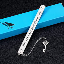Load image into Gallery viewer, Bookmark Gift for Book Lovers Women Men Appreciation Gifts for Coworker Colleague Boss Employee Staff Thank You Gift for Team Leader Mentor Him Her Birthday Work Anniversary Christmas Retirement