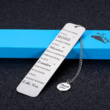 Load image into Gallery viewer, Boss Gift Thank You Gift for Leader Men Women Birthday Christmas Appreciation Gift Bookmark for Boss Lady Supervisor Team Manager Mentor Boss Day Retirement Leaving Farewell Gift for Coworker Friend