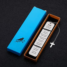 Load image into Gallery viewer, Christian Gifts for Women Men Inspirational Birthday Christmas Religious Bookmark Gift for Girls Daughter Book Lovers Bible Verse Faith Gift for Friends Coworker Graduation for Students Him Her