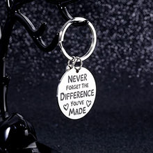 Load image into Gallery viewer, Coworker Leaving Away Thank You Gift Employee Appreciation Retirement Gift for Women Men Birthday Christmas Farewell Gifts Keychain for Teachers Friends Boss Coach Colleague Inspirational Goodbye