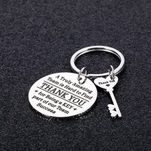 Load image into Gallery viewer, Thank You Office Gifts for Coworker Colleagues Women Men Birthday Boss Day Christmas Employee Appreciation Gift Keychain for Leader Mentor Team Members Staff Friend Retirement Goodbye Leaving Away