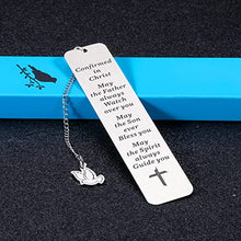 Load image into Gallery viewer, Religious Gifts for Men Women Inspirational Bookmark Christian Baptism Birthday Christmas Gifts for Him Her Godson Goddaughter Graduation Bible Verse Easter Gift for Book Lover Son Daughter Friends