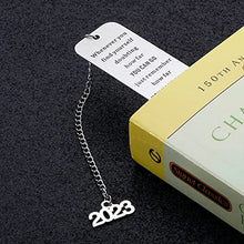 Load image into Gallery viewer, 2023 Inspirational Graduation Bookmark Gifts for Women Men Middle High School Graduation Gifts for Students Daughter Teen Son Boys Girls College Master Class 2023 Grads Gifts for Nurse Friends Him Her