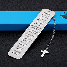 Load image into Gallery viewer, Christian Gifts for Women Men Inspirational Birthday Christmas Religious Bookmark Gift for Girls Daughter Book Lovers Bible Verse Faith Gift for Friends Coworker Graduation for Students Him Her
