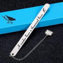 Load image into Gallery viewer, Bookmark Gift for Book Lover Readers Women Men Inspirational Birthday Christmas Graduation Gift for Friends Nerd Male Female Teacher Bookworm Club Bookmark Gift for Coworker Boss Couple Son Daughter