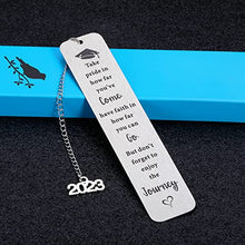 Load image into Gallery viewer, High School Graduation Gifts for Him Her 2023 Graduation Inspirational Bookmark for Students Daughter Son Boys Girls Kid Middle College Graduation Goodbye Gift for Grads Nurse Friends Women Men