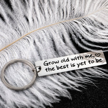 Load image into Gallery viewer, Anniversary Couple Gift Keychain for Husband Wife Valentines Day Birthday Christmas Gift for Girlfriend Boyfriend Fiance Fiancee Wedding Present for Bride Groom Newlywed Stocking Stuffer for Him Her