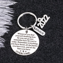 Load image into Gallery viewer, 2022 Inspirational Graduation Gifts Keychain for Women Men Middle High School College Students Graduation Gift for Him Her Daughter Son Nurses Master Senior Grad Gifts for Boys Girls Friends