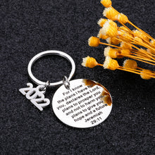 Load image into Gallery viewer, Graduation Gifts Keychain for Women Men 2021 College High School Graduates Bible Verse Inspirational Class of 2021 Senior Master Medical Graduation Gifts for Students Daughter Son Friends Nurses