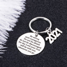 Load image into Gallery viewer, Christian Graduation Gifts Keychain for Him Her 2021 High School College Students Bible Verse Religious Inspirational 2021 Senior Master Graduation Gifts for Friends Nurse Daughter Son Christmas