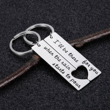 Load image into Gallery viewer, Best Friends Gifts Keychain I’ll Be There for You for Women Men Key Chain Set Friends TV Show Merchandise Gift for Friends Fans BFF Friendship Birthday Anniversary Christmas Jewelry