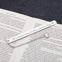 Load image into Gallery viewer, Inspirational Christmas Bookmark for Women Men Book Lovers Birthday Valentine Gifts for Coworker Friends Teen Girls Boys Graduation Bookmark for Daughter Son Retirement Recovery Gift for Him Her