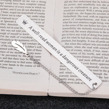 Load image into Gallery viewer, Book Lover Gift for Woman Inspirational Bookmark Graduation Birthday Valentine Gift for Female Friends Nerd Teen Girls Daughter Mom Teacher Christmas Bookmark Gift for Coworker Boss Lady Book Worms