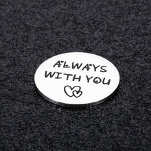 Load image into Gallery viewer, Double-Sided Pocket Heart Gifts for Him Her Boyfriend Gift Idea from Girlfriend I Love You Gifts for Husband Wife Couple Gift for Women Men Long Distance Relationship Keepsake Miss You Gifts