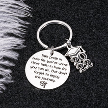 Load image into Gallery viewer, 2022 Graduation Gift for Him Her Inspirational Keychain Middle High School Graduation Gift for Students Daughter Son Boys Girls Kid College Master Grads Farewell Gifts for Nurse Friends Women Men