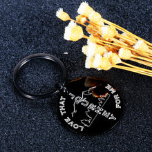 Load image into Gallery viewer, Best Friend Gift Keychain for Women Men Couple Keychain Schitts C Fan Merchandise Birthday Graduation Valentines Day Gift for Boyfriend Girlfriend Sister Friendship Christmas Love That Journey for Me