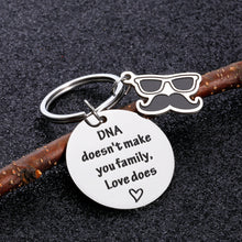 Load image into Gallery viewer, Fathers Day Gift for Stepfather from Daughter Son Keychain Birthday Wedding Valentine Gift for Adopt Dad Stepdad Daddy Papa from Kids Wife Christmas Stocking Stuffers for Men New Dad Father in Law