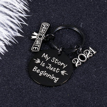 Load image into Gallery viewer, 2021 Graduation Gifts Keychain for Him Her Masters College Middle High School