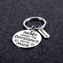 Load image into Gallery viewer, Coworker Leaving Away Thank You Gift Employee Appreciation Retirement Gift for Women Men Birthday Christmas Farewell Gifts Keychain for Teachers Friends Boss Coach Colleague Inspirational Goodbye