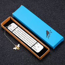 Load image into Gallery viewer, Inspirational Bookmark Gifts for Book Lover Birthday Christmas Gift for Leaving Coworker Teacher Nurse Graduation Gift for Son Daughter Friends Sisters Encouragement Bookmark for Women Men Bee Lover